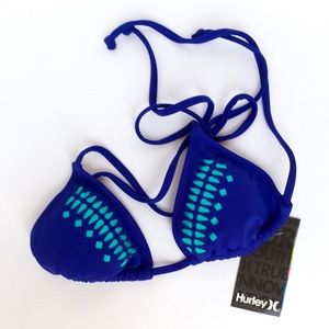 NWT Hurley Bikini Top Sm
